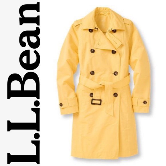 ll bean trench coat